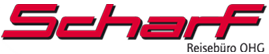 Scharf Reisebüro logo